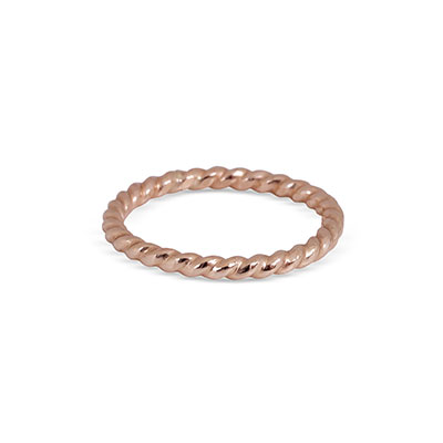 Rose Gold Braided Band