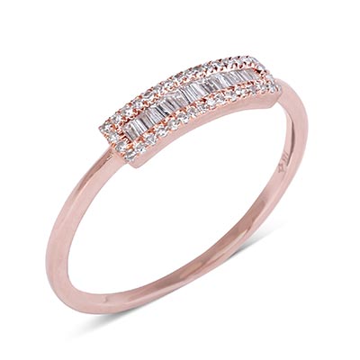 Rose Gold Diamond Ring