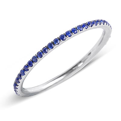 Sapphire White Gold Ring